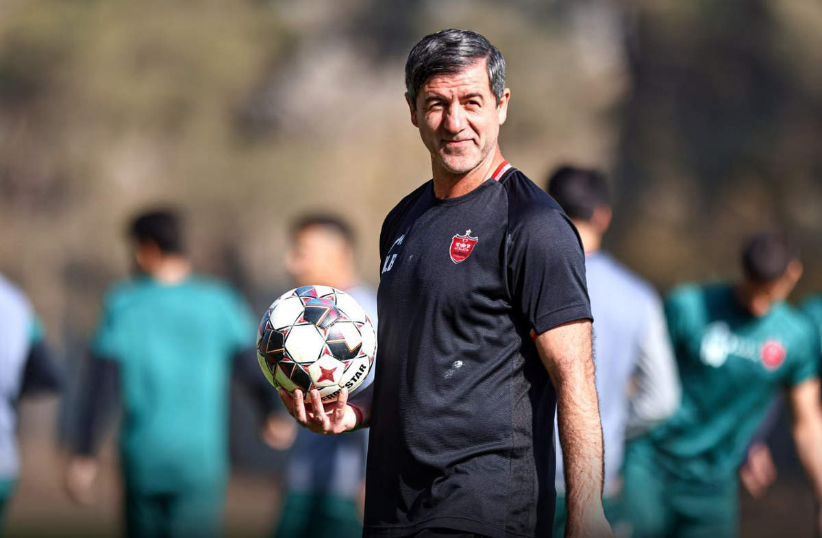 باقری در تمرین پرسپولیس حسابی ترکاند
